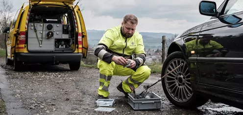 Service de dépannage TCS Suisse et service de remorquage - 24 heures sur place
