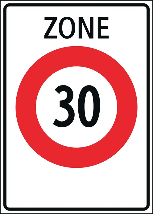 La vitesse en localité doit respecter la hiérarchie et les fonctionnalités du réseau routier