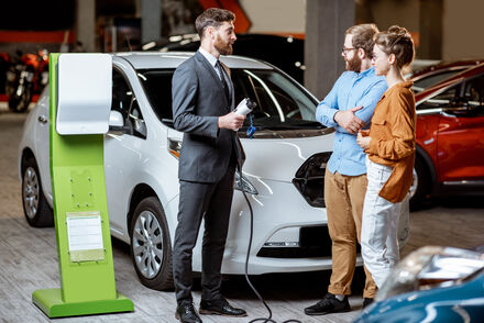 Beratungsgespräch Elektromobilität