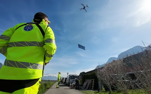 Der Touring Club Schweiz bietet neue Dienstleistungen mit Drohnen an